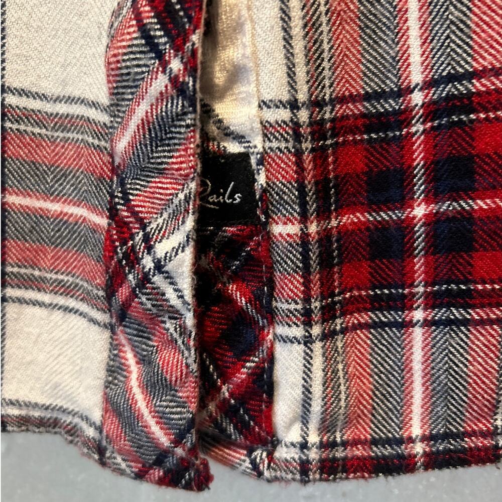 Rails Revolve Hunter Long Sleeve Button Up Plaid … - image 4